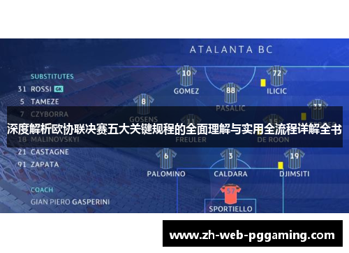 深度解析欧协联决赛五大关键规程的全面理解与实用全流程详解全书