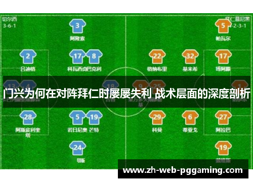 门兴为何在对阵拜仁时屡屡失利 战术层面的深度剖析 门兴为何在对阵拜仁时屡屡失利 战术层面的深度剖析
